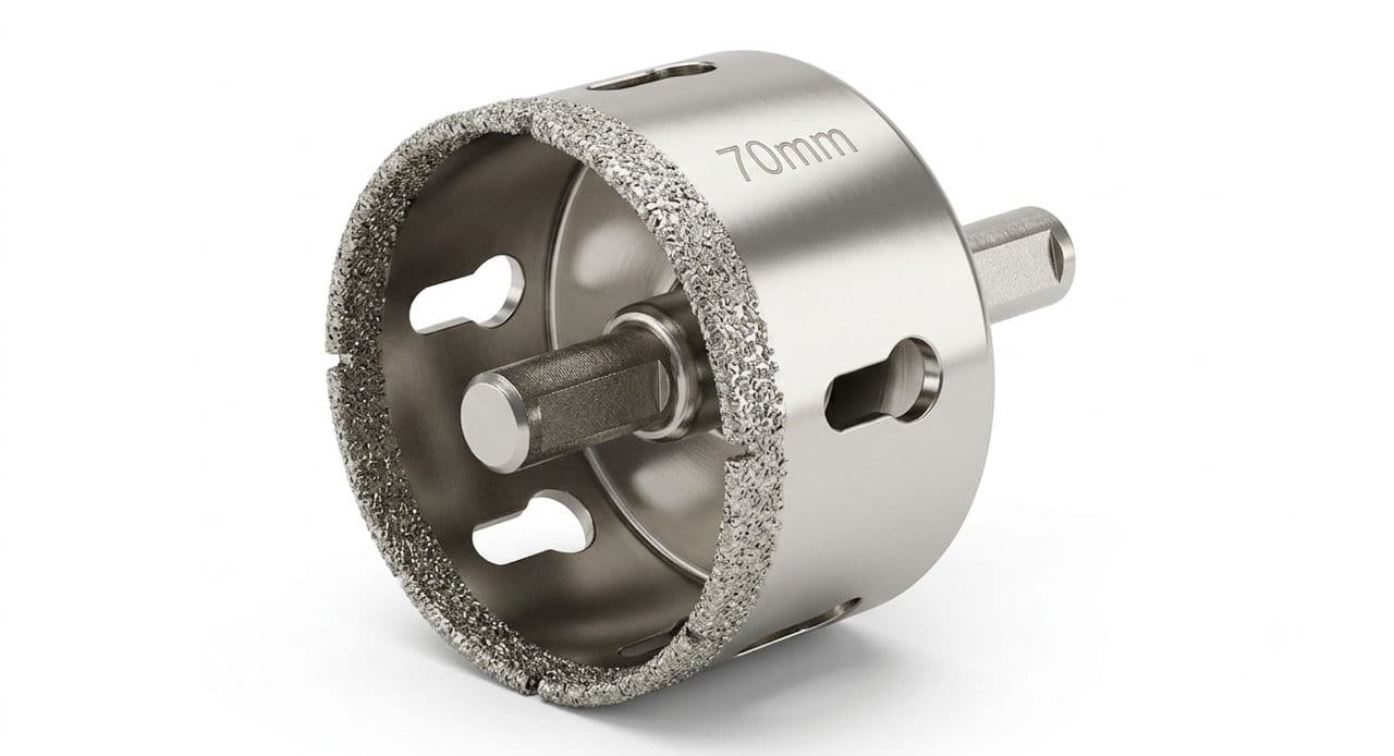 Welloo 70mm Diamond Coated Drill